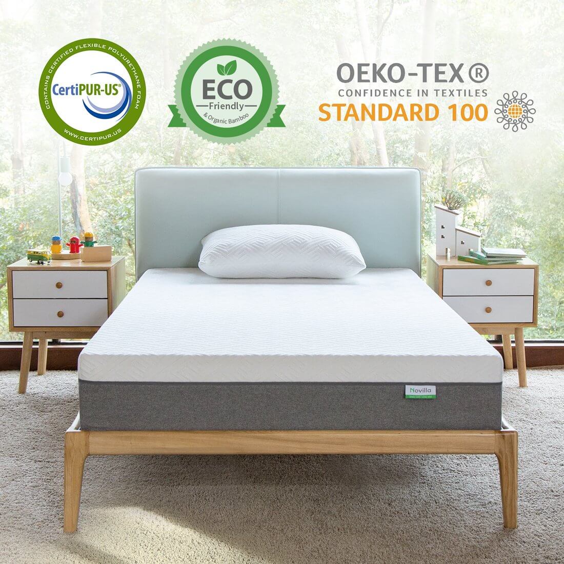 Memory Foam MattressBest Price Mattress Brand in USANovilla