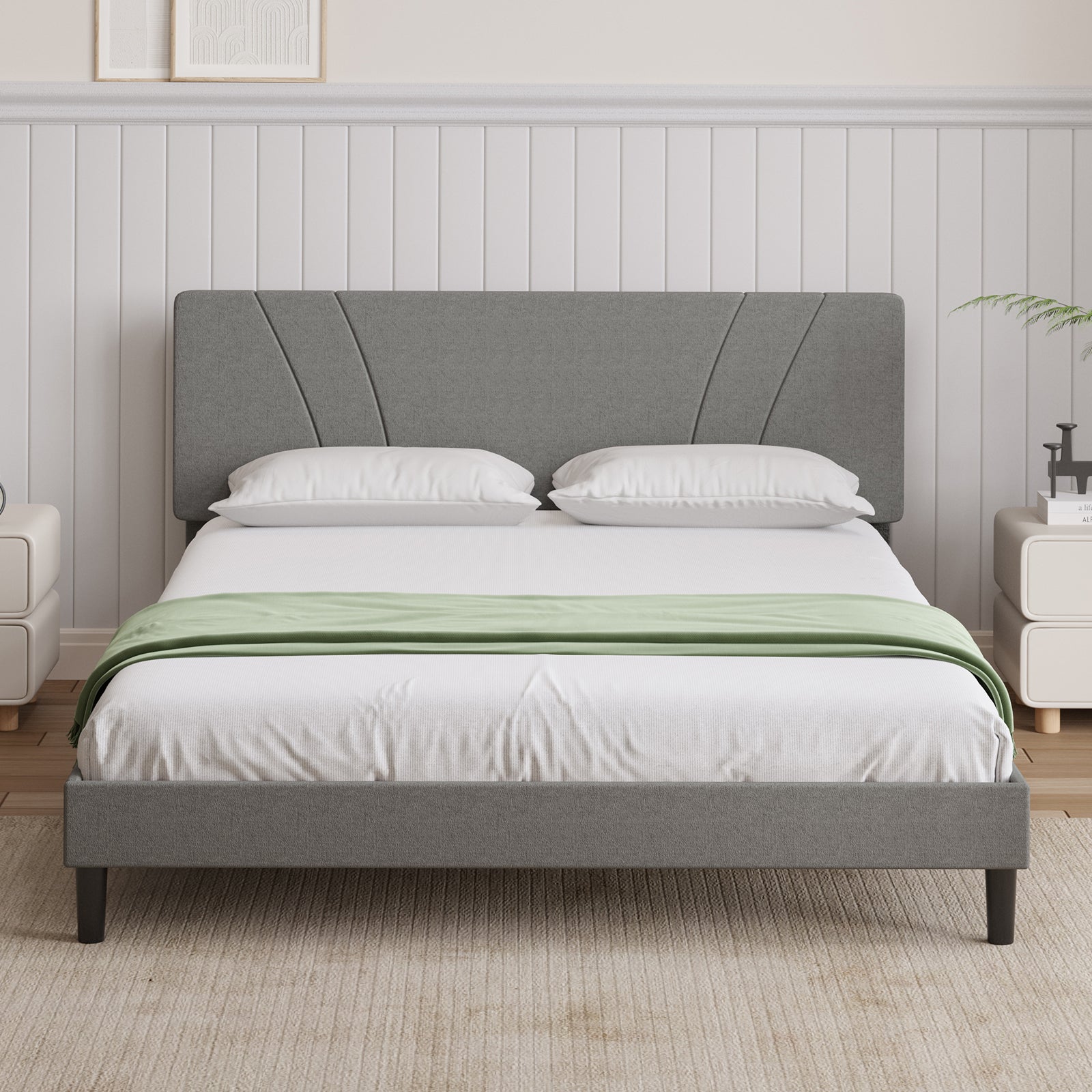 Classic Bed Frame with Headboard