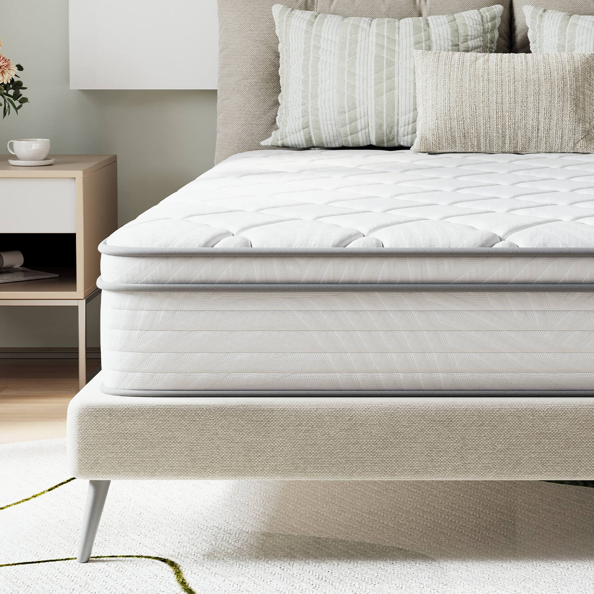 Novilla® AirBreeze Hybrid Mattress | Zoned Cooling Support