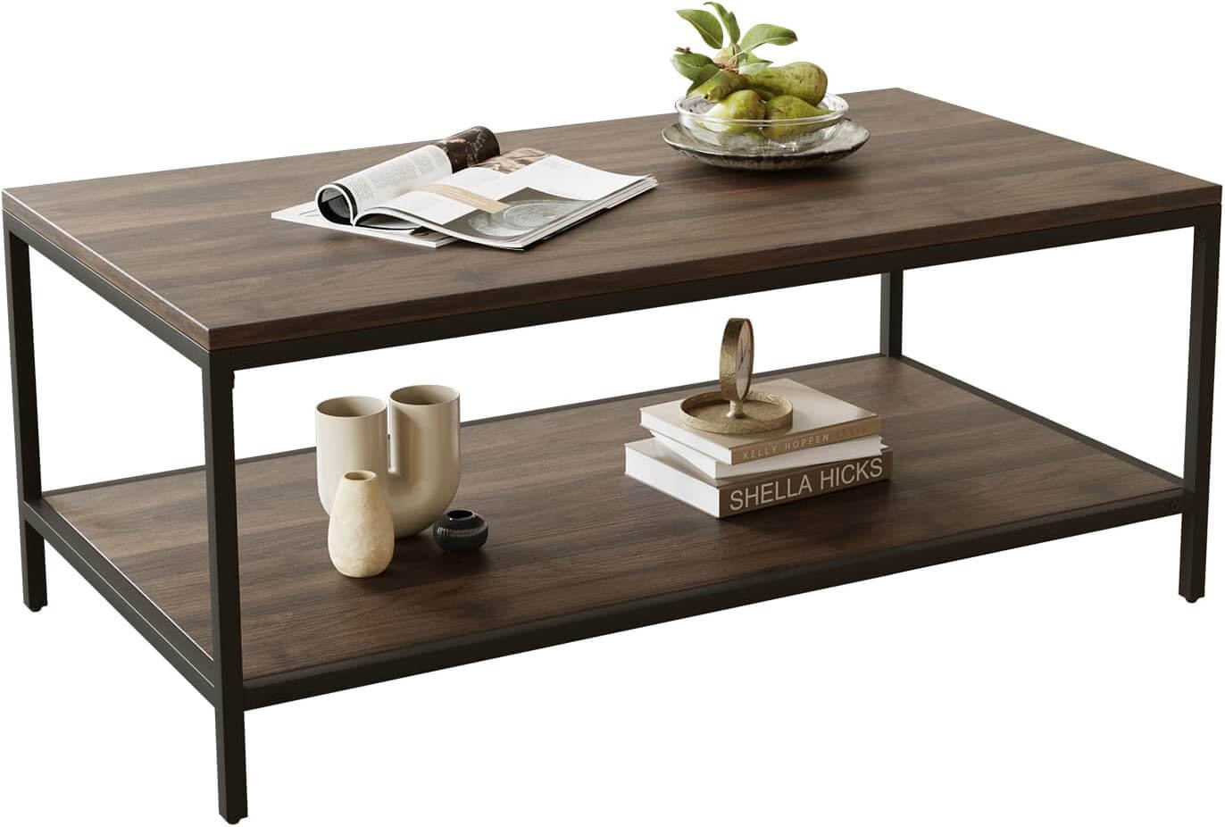 Charcoal Double Layered Coffee Table