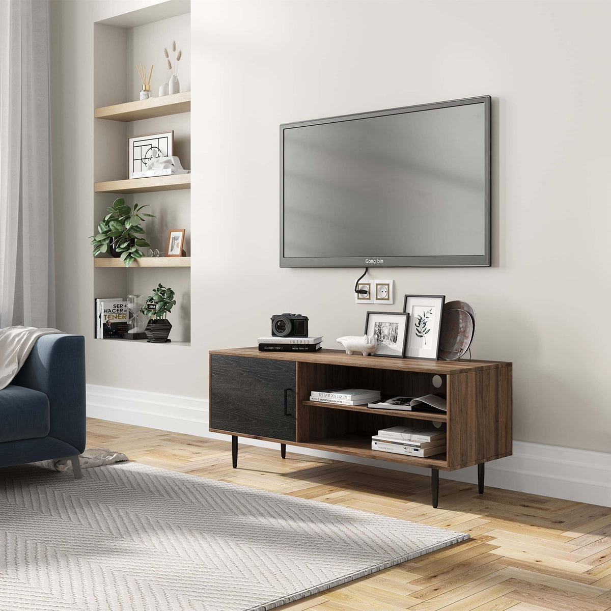 Novilla Concise TV Stand with Storage Media Console