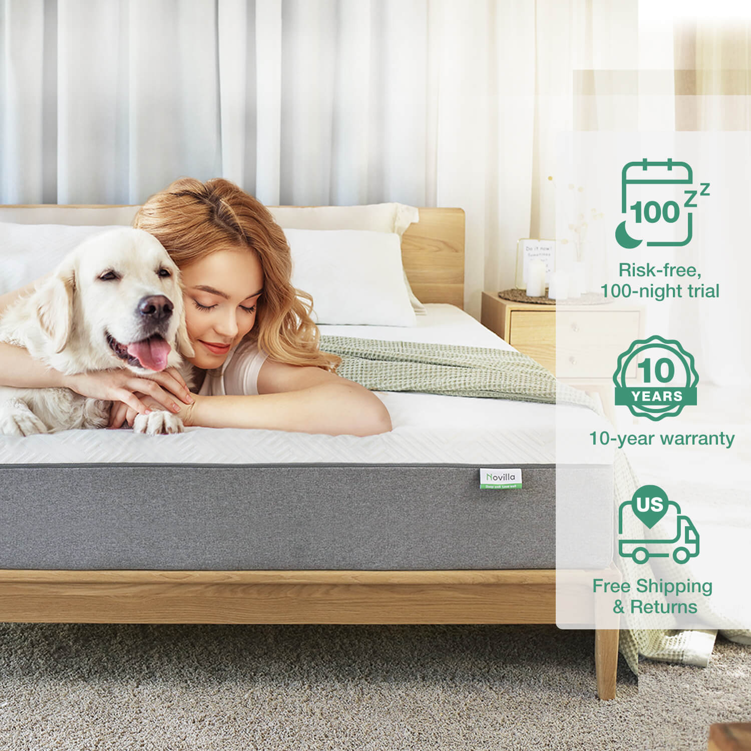 Novilla Bliss Memory Foam Mattress