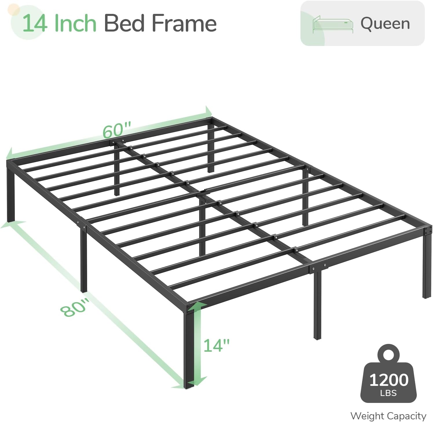 Minimalism Metal Platform Bed Frame
