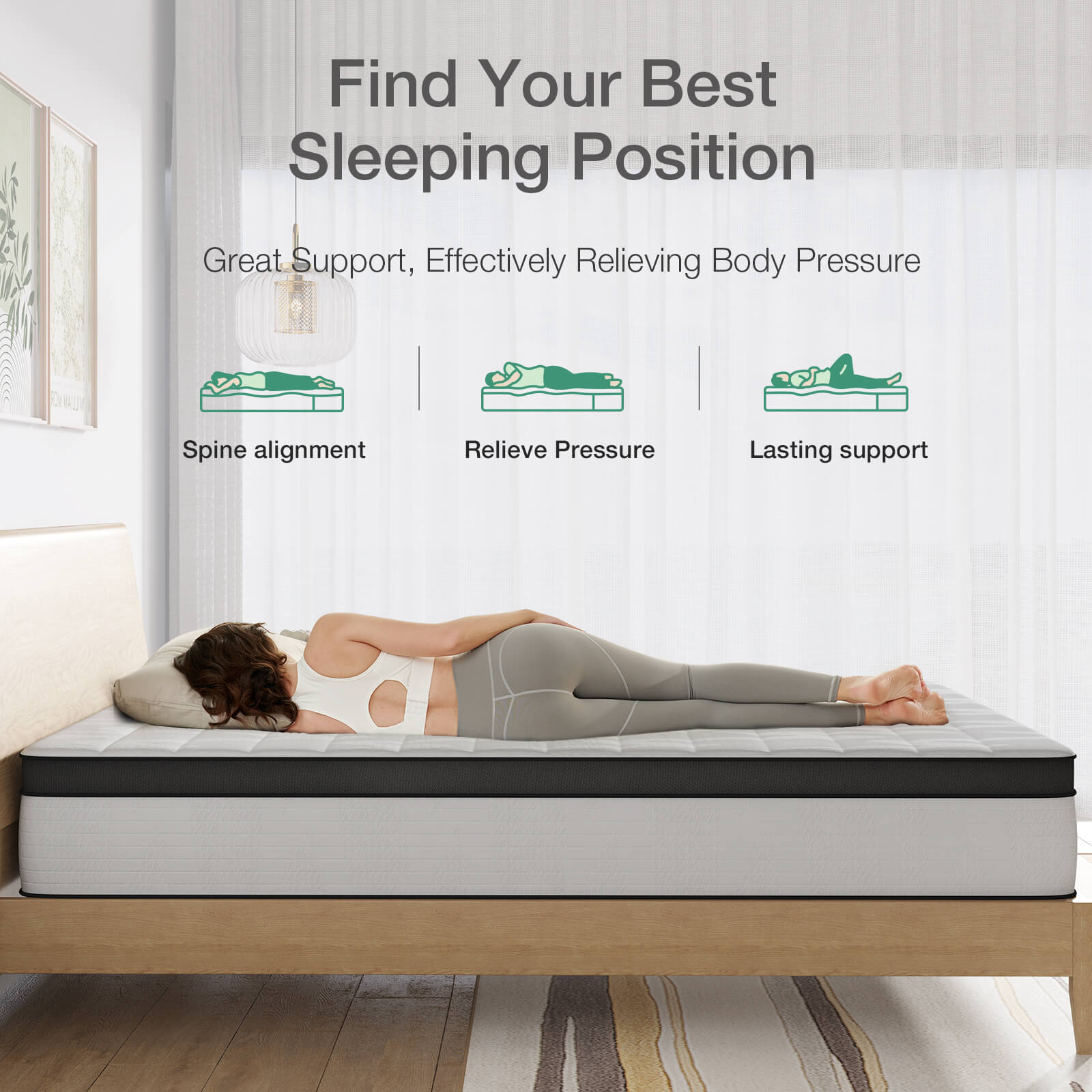 Cooling Gel Hybrid Mattress