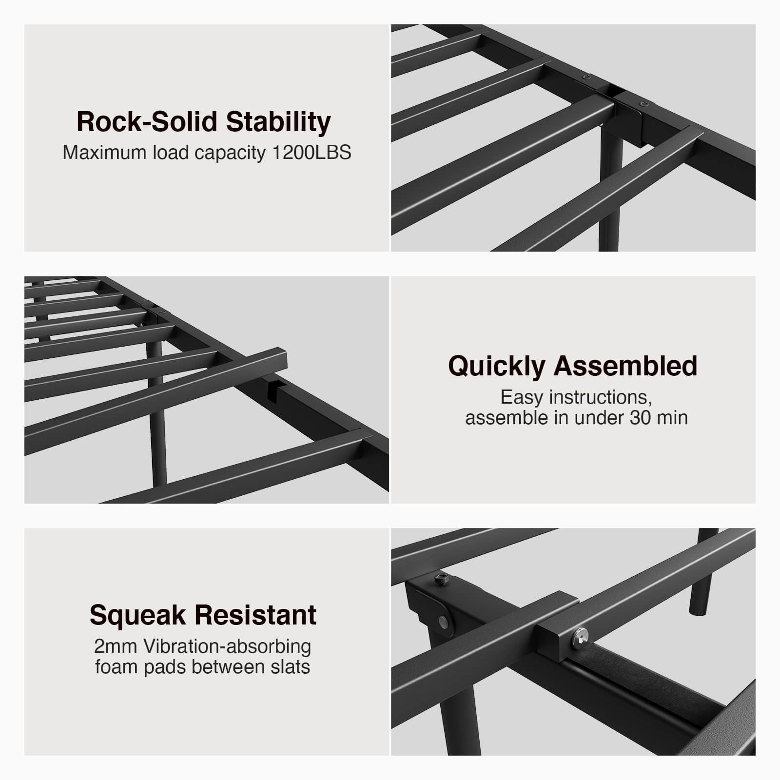 Vibe Metal Bed Frame