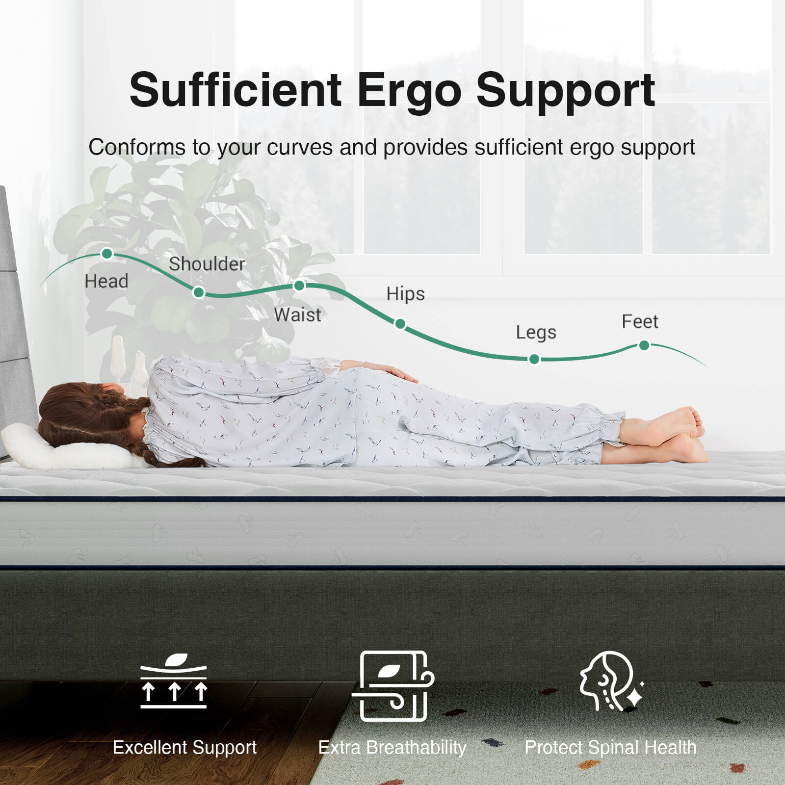 Kids Comfort Plus Hybrid Mattress