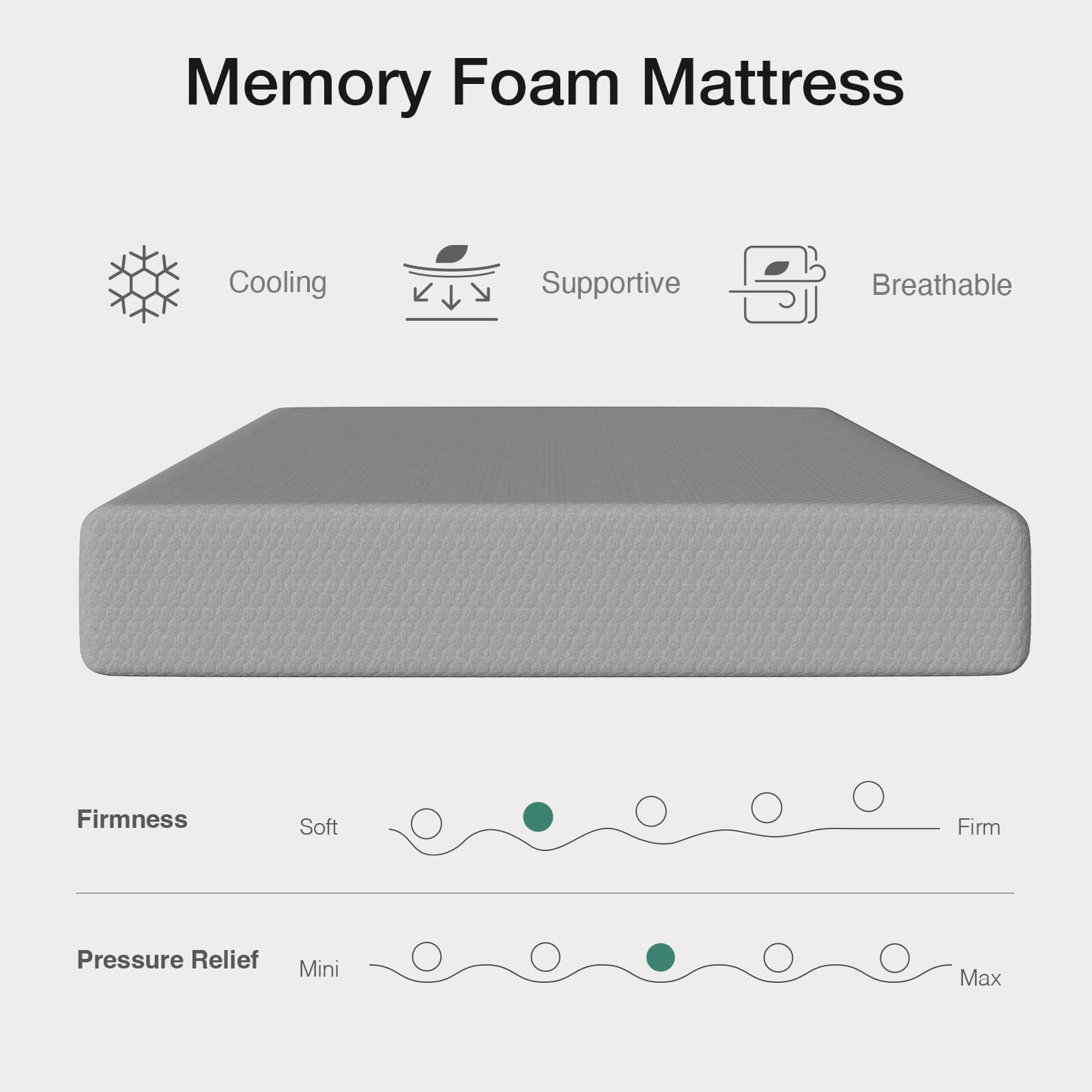 Cooling Gel Memory Foam Mattress