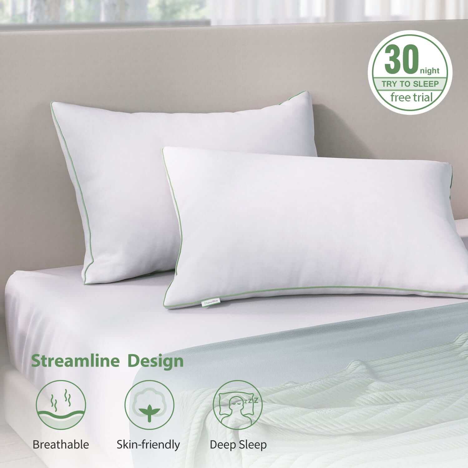 Novilla Down Alternative Pillow*2