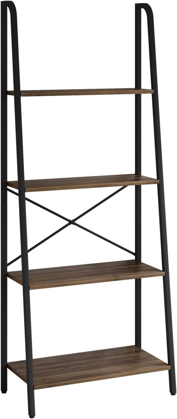 Freestanding Storage Ladder Shelves