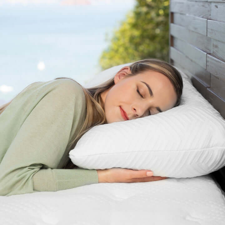 Cooling Pillow for Hot Sleepers - King Size Pillows Firm - Shredded Memory Foam Pillows - Side Sleeper Pillows for Adults with Extra Fill